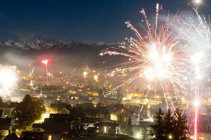 Auch in Rankweil wurde ordentlich abgefeuert.