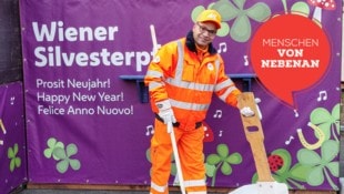 MA-48-Mitarbeiter Dejan Vasic ist seit 2012 fix dem ersten Bezirk zugeteilt. Schon davor war er ...