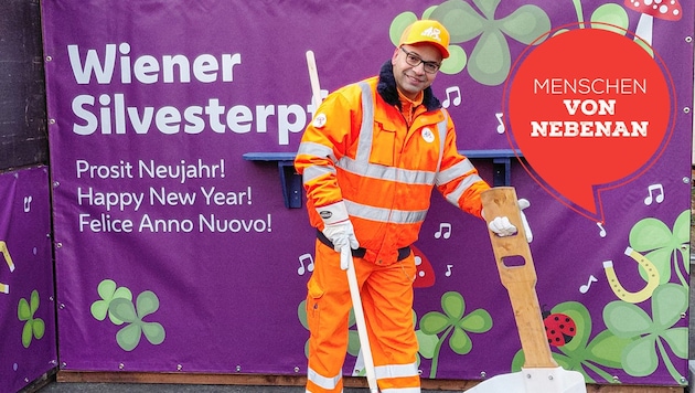 MA-48-Mitarbeiter Dejan Vasic ist seit 2012 fix dem ersten Bezirk zugeteilt. Schon davor war er ...