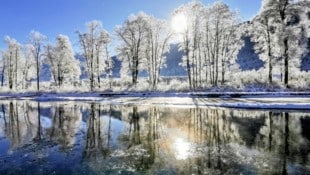 Die Gail spiegelt die Sonne, im Hintergrund der Dobratsch: „Wie im Märchenland!“, schreibt Leser ...