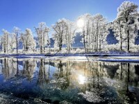 Die Gail spiegelt die Sonne, im Hintergrund der Dobratsch: „Wie im Märchenland!“, schreibt Leser ...