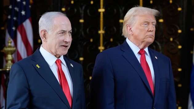 Von links: Israels Regierungschef Benjamin Netanyahu und US-Präsident Donald Trump