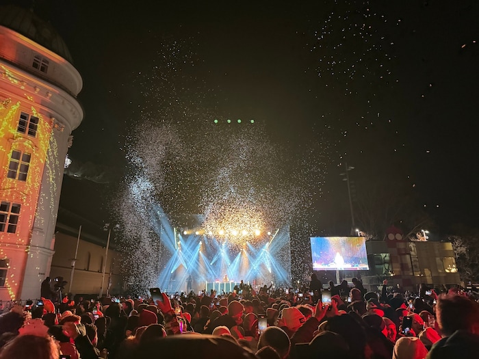 Die Live-Band „LIVIN music family“ und DJ In-Style heizten in der Innsbrucker Innenstadt ein.
