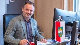 Ortschef Stefan Aglassinger (ÖVP) geht mit Grund und Boden überlegt um