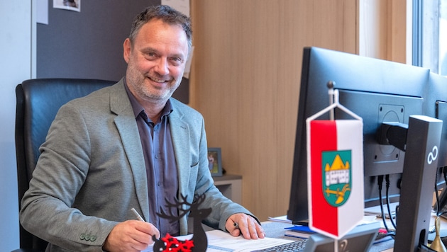 Ortschef Stefan Aglassinger (ÖVP) geht mit Grund und Boden überlegt um