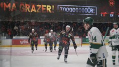 Manuel Ganahl bejubelte den verdienten Ausgleich in Graz. Am Ende jubelten die 99ers über einen ...