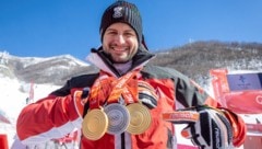 Johannes Strolz war 2022 mit zweimal Gold und einmal Silber der große ÖOC-Abräumer in Peking.