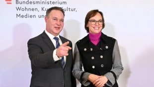 Babler und Hammerschmid bei der Präsentation
