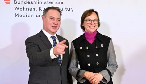 Babler und Hammerschmid bei der Präsentation