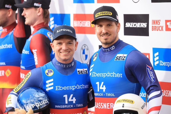 Thomas Steu (r.) und Wolfi Kindl sind in Cortina dabei.