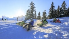 Die Rodelbahn auf der Hochwurzen lockte in den Ferien zwischen 1500 und 1800 Rodler täglich an.