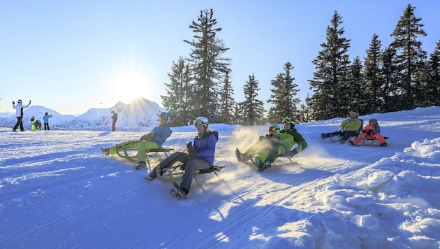 Die Rodelbahn auf der Hochwurzen lockte in den Ferien zwischen 1500 und 1800 Rodler täglich an.