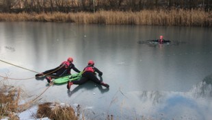 Salzburger Wasserretter warnen vorm Betreten von Gewässern.