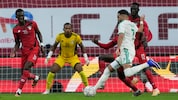 Superstar Ryad Mahrez (am Ball) mischt mit Algerien den Afrika-Cup auf.