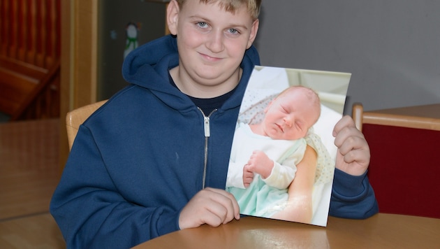 Luis und Luis: Das Neujahrsbaby von 2015 einst und jetzt