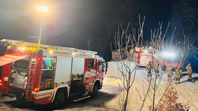 Die Feuerwehren Mühlbach und Bischofshofen waren im Einsatz
