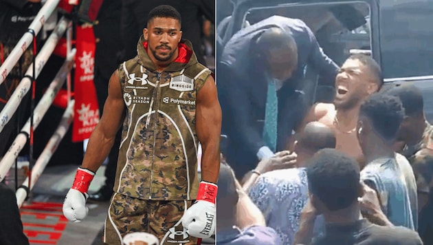 Anthony Joshua war bei einem Autounfall verletzt worden.