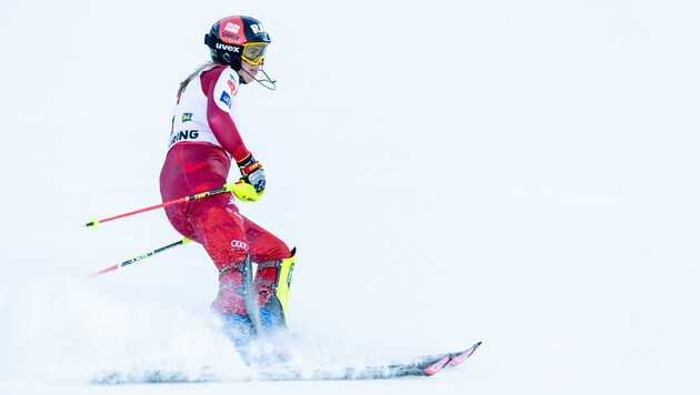 Katharina Liensberger verletzte sich im Training schwer.