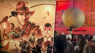 Ein „Felsbrocken“ raste auf die Zuschauer zu ...