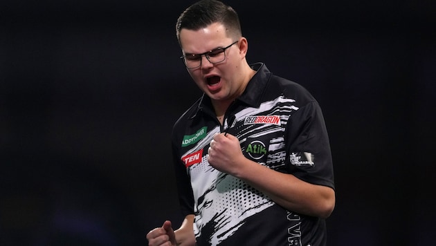 Gian van Veen folgte Luke Littler ins Finale.