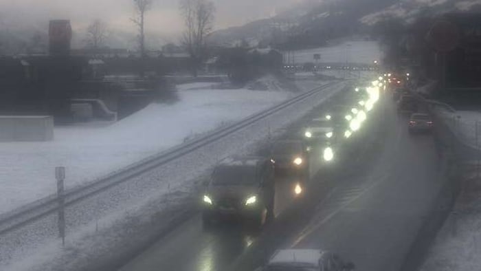 Auch in Fügen brauchten Autofahrer gute Nerven.