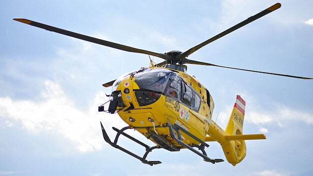 Das kleine Mädchen erlitt schwere Verletzungen. Der Notarzthubschrauber wurde alarmiert ...