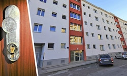 Tatort Rötzergasse: Hier ätzten die Täter Türschlösser (Symbolbild) auf.