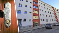Tatort Rötzergasse: Hier ätzten die Täter Türschlösser (Symbolbild) auf.