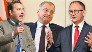 Von Stelzers Liaison mit Haimbuchner (li.) profitiert vor allem die FPÖ. Wendet sich der ...