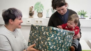 Zlata Uzunic-Erasimus (links) leitet seit September 2025 das Mutter-Kind-Haus der Caritas in St. ...