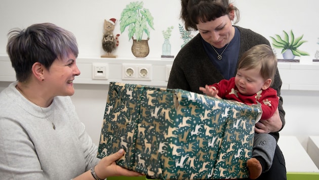 Zlata Uzunic-Erasimus (links) leitet seit September 2025 das Mutter-Kind-Haus der Caritas in St. ...