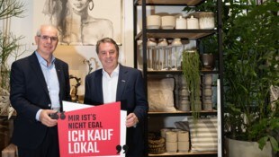 Andreas Auer und Wolfgang Ecker setzen auf „regionale Einkäufe“.