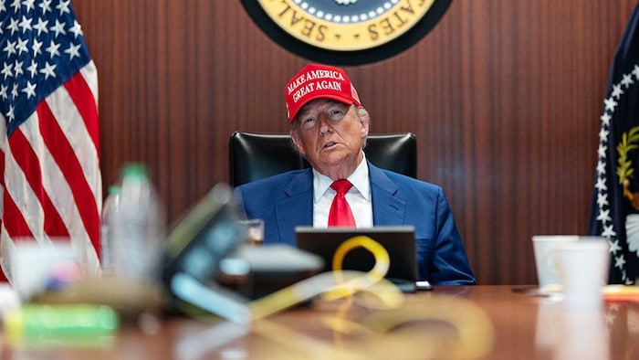 Trump sagt in einem „Fox News“-Interview, er habe sich die Operation „wie eine TV-Show“ ...