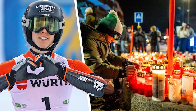 Camille Rast dachte am Tag ihres großen Triumphs an die vielen Opfer der Brandkatastrophe in ...