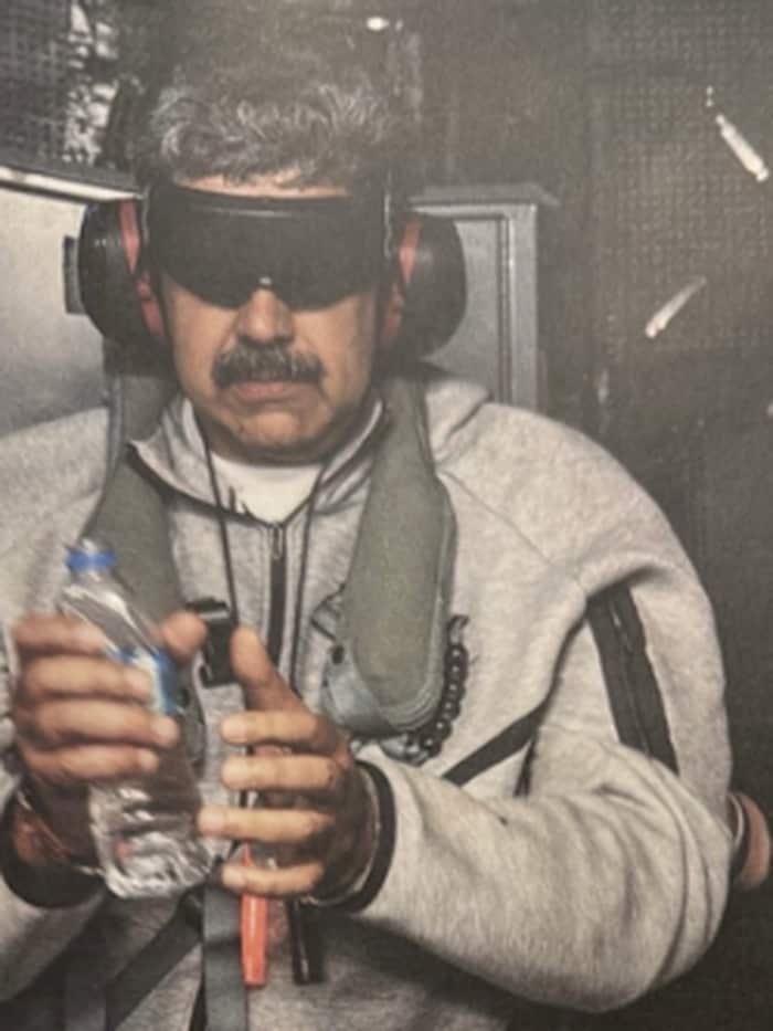 Venezuelas Präsident Nicolas Maduro wurde am Samstag festgenommen und nach New York gebracht.