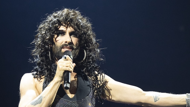 Conchita Wurst beim Eurovision Song Contest 2024 in Basel