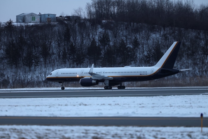 In dieser Maschine landete Maduro mit seiner Frau in New York.