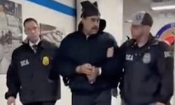 Ein Ex-Staatschef in Handschellen: Das Weiße Haus führte Nicolás Maduro in New York vor.