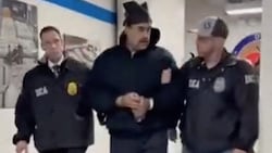 Ein Ex-Staatschef in Handschellen: Das Weiße Haus führte Nicolás Maduro in New York vor.