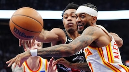 Die Toronto Raptors besiegen die Atlanta Hawks.