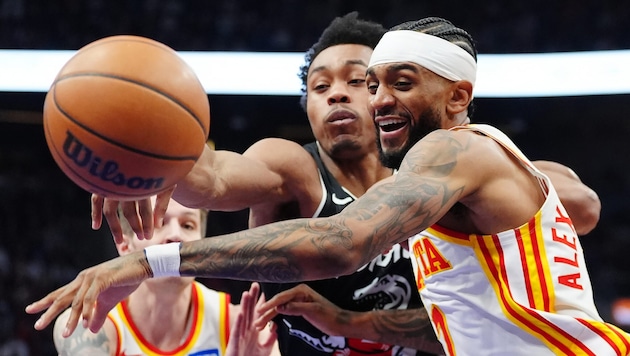 Die Toronto Raptors besiegen die Atlanta Hawks.