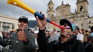 Auch in Kolumbien wurde die Festnahme Maduros ausgiebig gefeiert.