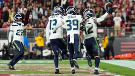 Die Seattle Seahawks jubeln.