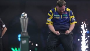 Luke Littler war auch im Finale nicht zu stoppen.