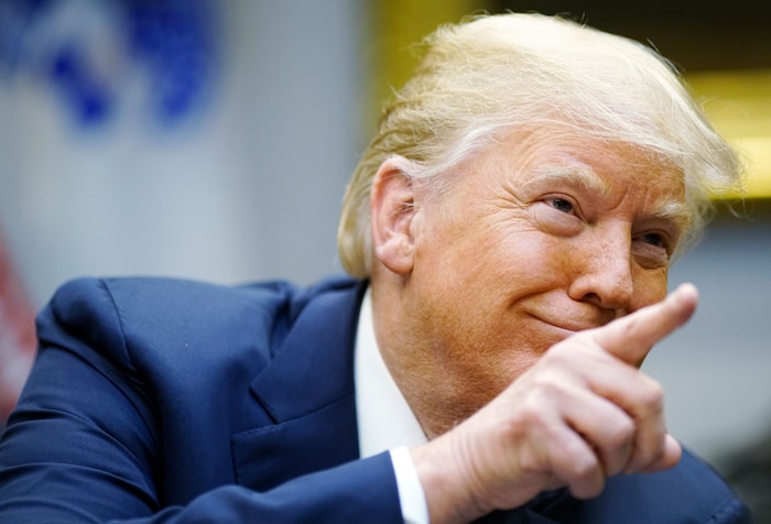 Donald Trump nannte die Epstein-Affäre einen „Schwindel“.