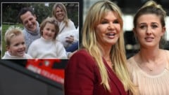 Dieses süße Familienbild postete Gina Schumacher (rechts) anlässlich des Geburtstags ihres ...