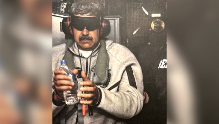 Maduro nach seiner Festnahme