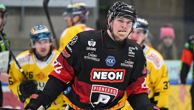 Luca Erne läuft heute erstmals wieder im Pioneers-Dress auf.