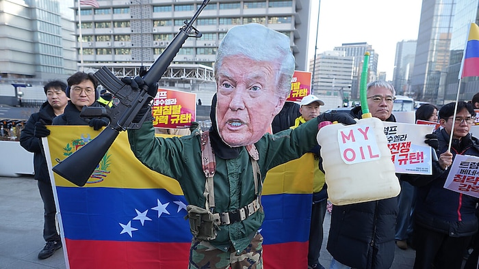 Es gibt weltweite Proteste gegen Donald Trumps Griff nach dem venezolanischen Erdöl. Doch die ...