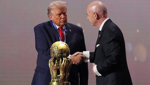 Donald Trump (li.) und Gianni Infantino – zwei Egos, die einander verstehen.